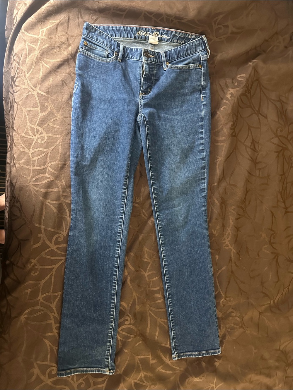 Eddie Bauer Women's Skinny Jeans in Blue Denim